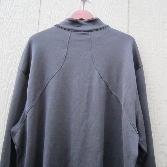 Nike Sweatshirt MenS 3XL Cover-Up Long Sleeve Anthracite Gray 400099-060‎ NWT - Picture 4 of 14